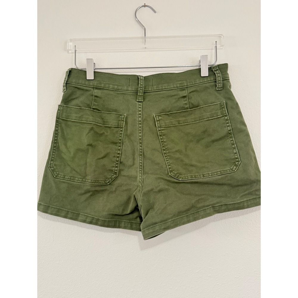 Madewell | Olive Green Perfect Vintage Fatigue Shorts Cotton Twill - Picture 4 of 5